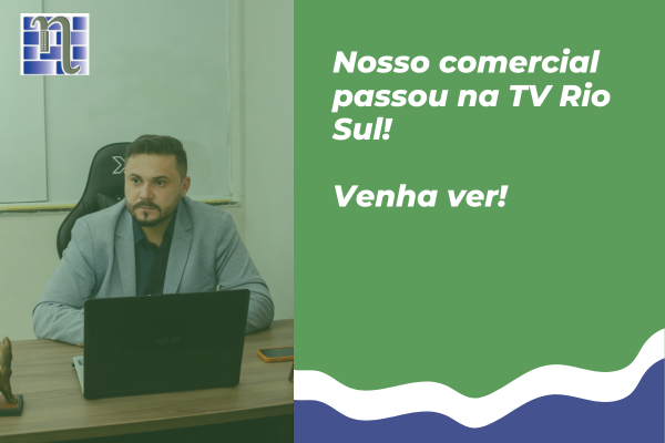 Nosso comercial passou na TV Rio Sul! Venha ver!